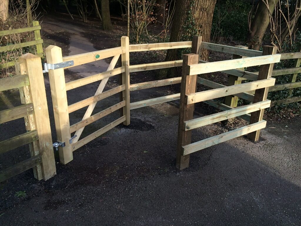 Wooden Kissing Gate - J Hubbard and Son