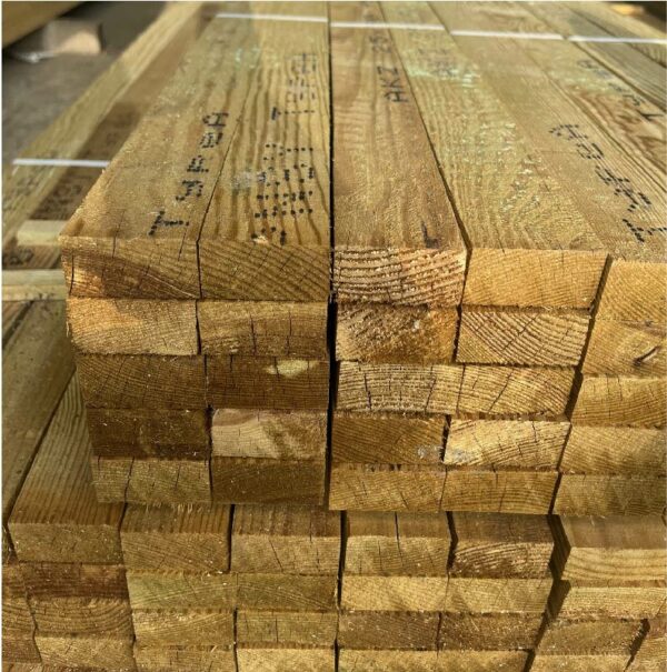 4.8m x 50mm x 25mm Sawn Softwood