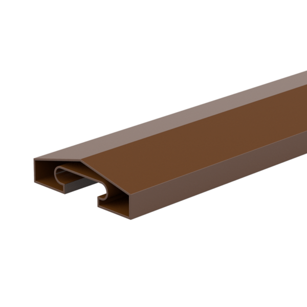 Durapost Capping Rail - Brown 1