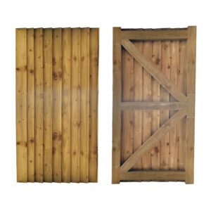 Featheredge gate