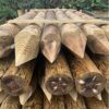 Peeled Round Strainer Post UC4 150 175mm(6"/7")