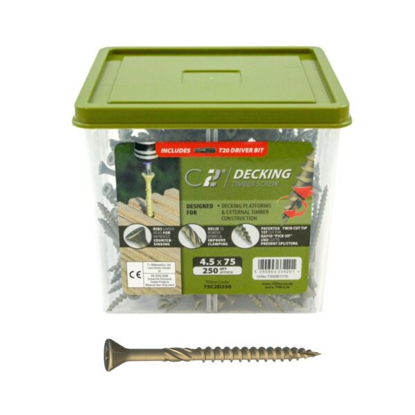 c2 decking screws