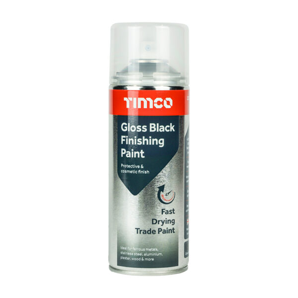 Gloss Black Finishing Paint 380ml