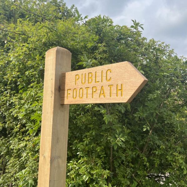 footpath sign