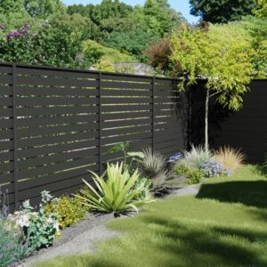 Sleek Aluminium fencing by DuraPost